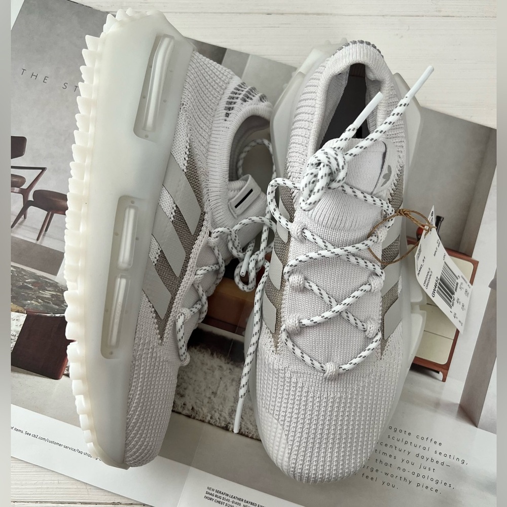 Adidas nmd_s1 white sneakers
